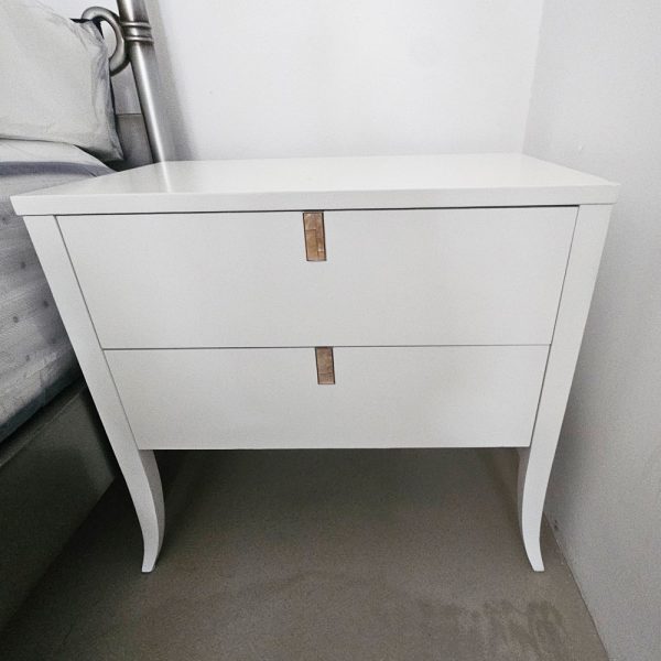 MESITA BLANCA 3 CAJONES